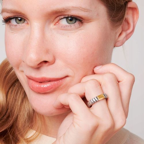 PIERŚCIONEK OBRĄCZKA MAGNETYCZNA ZŁOTA SREBRNA na Arena.pl