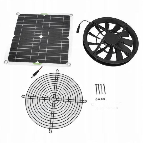 ZEWNĘTRZNY PANEL SOLARNY WENTYLATOR 12V 100W zdjęcie 3