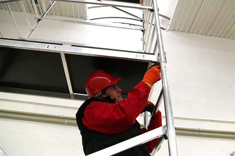 Rusztowanie aluminiowe ClimTec firmy KRAUSE - wysokość robocza 3m zdjęcie 10