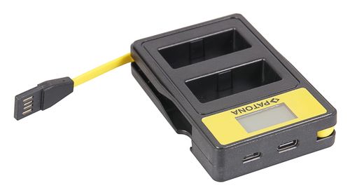 Patona podwójna ładowarka Dual LCD USB do akumulatorów Panasonic DMW-BLG10 na Arena.pl
