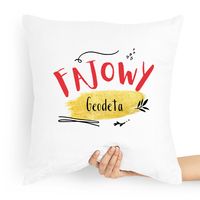 Poduszka Prezent Dla Geodety Fajowy Geodeta Z Nadrukiem Ze Zdjęciem