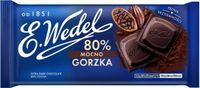 WEDEL CZEKOLADA 80G MOCNO GORZKA 80%