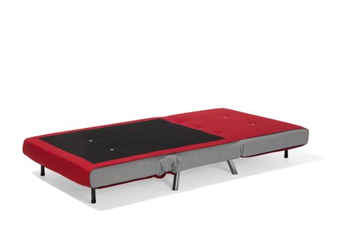 Sofa rozkładana czerwona FARRIS na Arena.pl