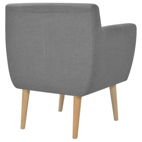 Fotel 67X59X77 Cm, Jasnoszary Materiał na Arena.pl