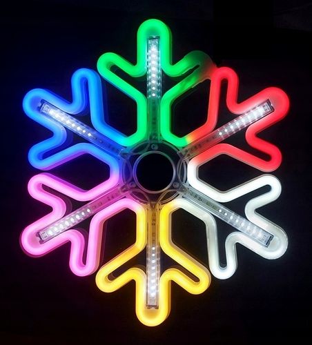 OZDOBA ŚWIĄTECZNA MULTIKOLOR LED W OKNO ŚNIEŻYNKA na Arena.pl