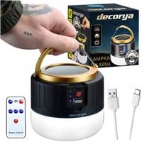 LAMPA LATARKA KEMPINGOWA LED SOLARNA USB BATERIE