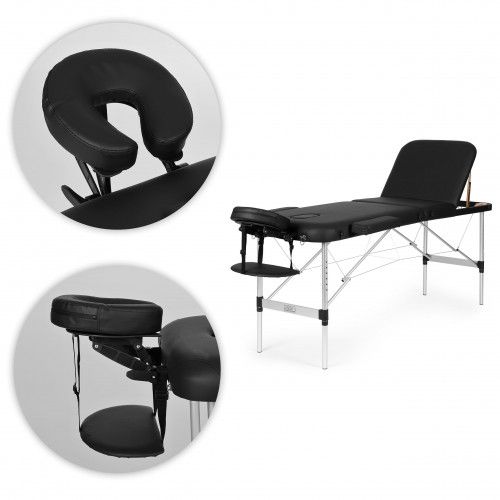 STÓŁ DO MASAŻU MODERNHOME 3-SEGMENTOWY ALUMINIOWY SKŁADANY na Arena.pl