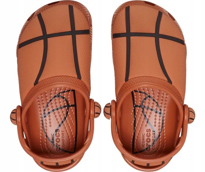 Crocs Dziecięce Buty Chodaki Klapki Classic Basketball 210021 Clog 27-28 zdjęcie 6