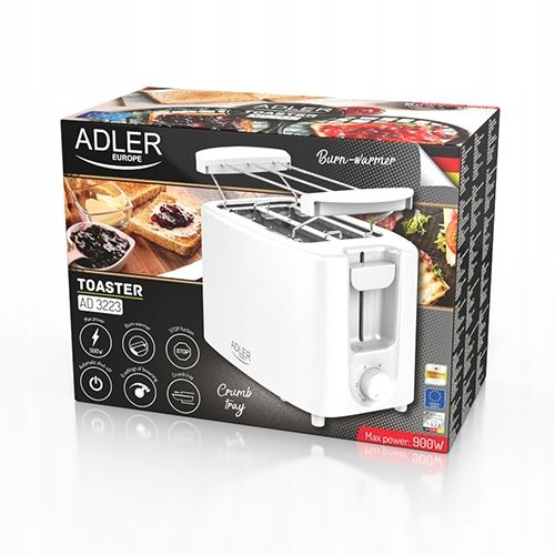 Toster Adler AD3223 biały 900 W zdjęcie 14