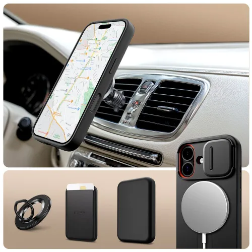 Etui Tech-Protect Kevlar Aura MagSafe na iPhone 17 - czarne na Arena.pl