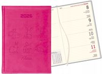 Kalendarz A6 2026 Planer TERMINARZ z grawerem prezent Z IMIENIEM króliki