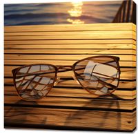 Obraz 90x90cm Lato w Odbiciu