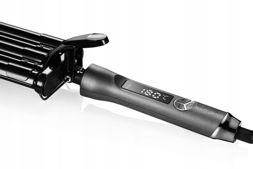 Falownica do włosów CERAMICZNA 5 WAŁKÓW BŁYSKAWICZNE NAGRZEWANIE LCD 120W na Arena.pl
