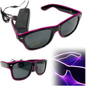 świecące okulary led imprezowe hallowen śmieszne okulary przeciwsłoneczne