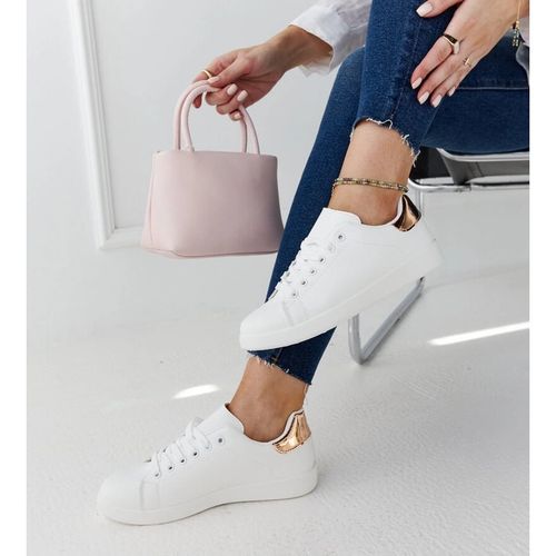 Białe trampki na platformie r.39 na Arena.pl