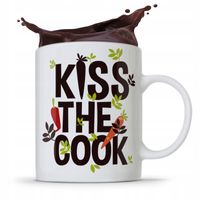 Kubek Prezent Dla Kucharza Kucharki Kiss The Cook Z Nadrukiem Ze Zdjęciem