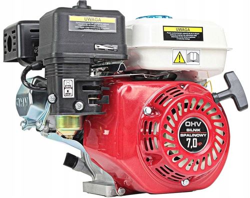 SILNIK SPALINOWY 7KM GX160 ZAGĘSZCZARKA AGREGAT+OLEJ+KLIN wałek 20mm na Arena.pl