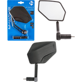 Lusterko rowerowe lewe wpuszczane w kierownicę 134g M-wave Spy Space 45