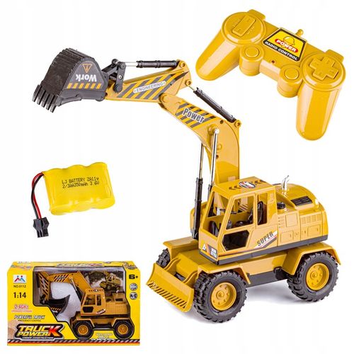 Koparka Spych na PILOT Pojazd Budowlany ZDALNIE STEROWANY 1:14 2.4GHz na Arena.pl