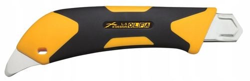 Nożyk 18mm żółty z suwakiem i płetwą - OLFA L5-AL na Arena.pl