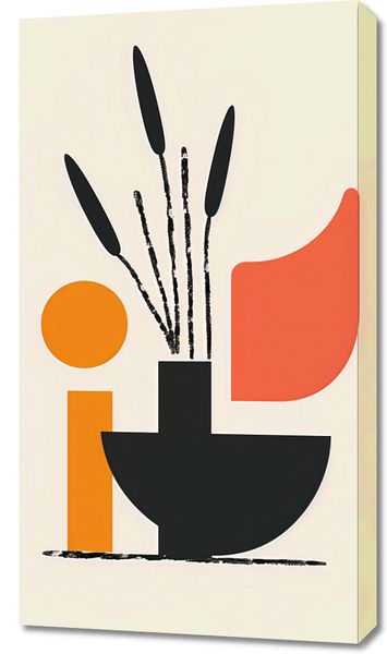 Obraz 50x90cm Szeroka Czerń zdjęcie 1