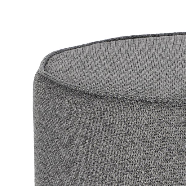 Pufa Kung XL ciemnoszara okrągła zdjęcie 5