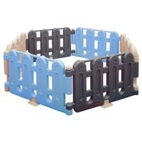 ogrodzenie modułowe dla dzieci Spring szaro - niebieski