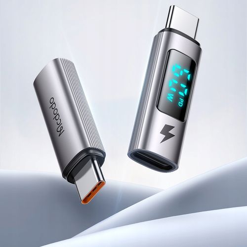 mcdodo adapter przejściówka usb-c usb typ c do lightning iphone 60w miernik na Arena.pl
