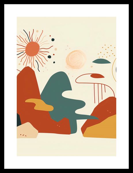 Plakat 50x70cm Kosmos Barw zdjęcie 3
