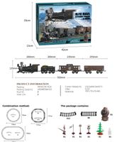 ZABAWKOWA DLA DZIECI KOLEJKA Z EFEKTAMI ŚWIETLNYMI