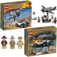 KLOCKI LEGO INDIANA JONES POŚCIG MYŚLIWCEM PREZENT DLA 8,9,10 LATKA