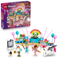 LEGO FRIENDS BAL PRZEBIERAŃCÓW Z JEDNOROŻCEM I WRÓŻKĄ ZESTAW KLOCKÓW KLOCKI