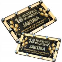 PREZENT NA 18 URODZINY DLA CHŁOPAKA I DZIEWCZYNY pamiątka na 18stkę