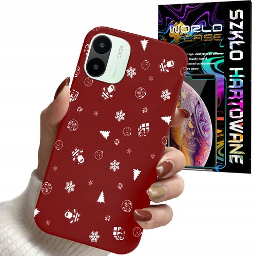 ETUI DO XIAOMI REDMI A1 - ŚWIĄTECZNE WZORY CHOINKA MIKOŁAJ + SZKŁO na Arena.pl