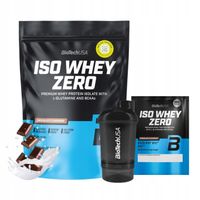 BIOTECH ISO WHEY ZERO 500G IZOLAT + ISO WHEY ZERO 25 G + SHAKER WAVE+NANO