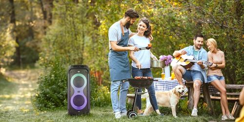 Głośnik Bluetooth Karaoke Power Audio Manta PALLAS mikrofon pilot 140W na Arena.pl