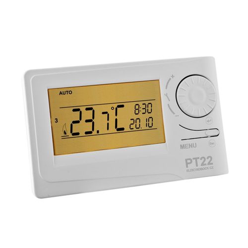TERMOSTAT PROGRAMOWALNY ELEKTROBOCK PT22 - PRZEWODOWY na Arena.pl