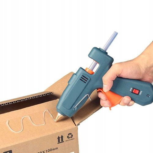 MOCNY PISTOLET DO KLEJU KLEJENIA NA GORĄCO KLEJARKA 100W + DUŻY ZAPAS na Arena.pl