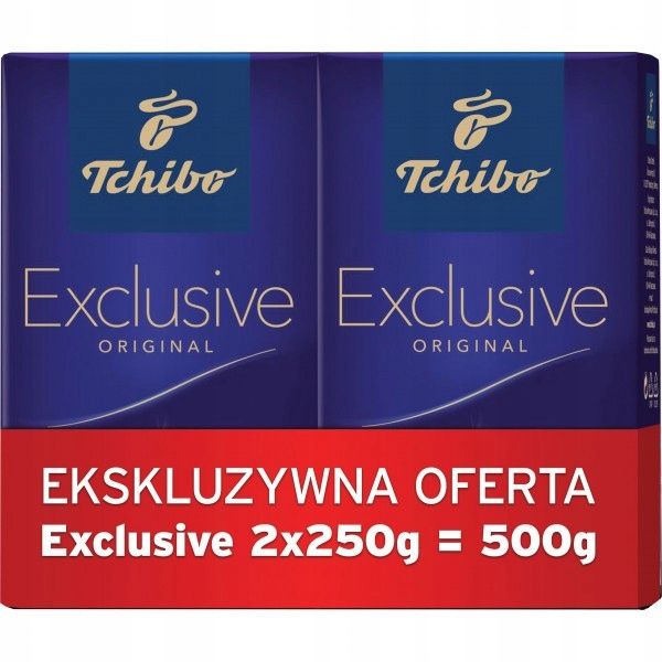 Kawa mielona Tchibo Exclusive 2x250g 500g zdjęcie 1
