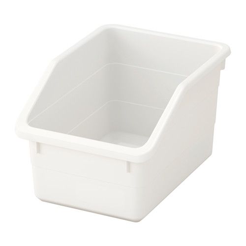 IKEA SOCKERBIT pojemnik 19x26x15 biały na Arena.pl