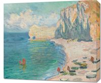 Obraz 70x60cm The Beach and the Falaise d'Amont, Monet Vintage