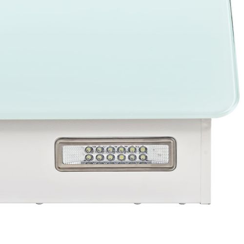 Ścienny okap kuchenny, stal nierdzewna, 756 m³/h, 60 cm, biały na Arena.pl