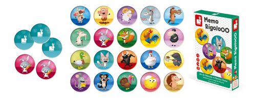Gra memory Zwierzęta Rigolooo, Janod na Arena.pl