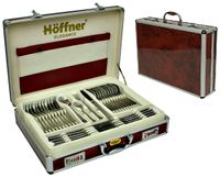 Sztućce Satynowane w Walizce 72 ele 12 osób