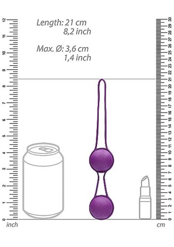 Kulki- Geisha Balls - Biodegradable - Purple na Arena.pl