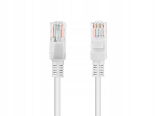 Patchcord Lanberg UTP kat.5e 1m biały na Arena.pl
