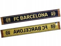 Szalik Fc Barcelona dla kibica oficjalny licencjonowany herb kolor złoty