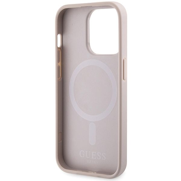 Etui Guess do iPhone 15 Pro, Różowy, MagSafe zdjęcie 7