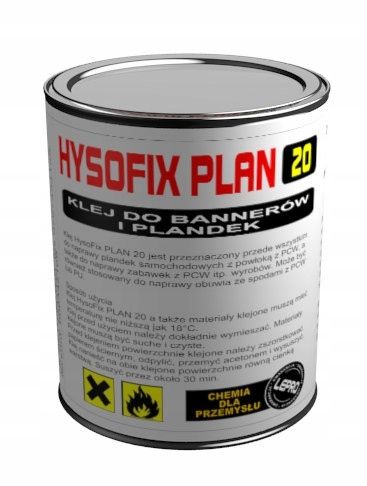 klej do plandek hysofix plan 20 - 1000 ml zdjęcie 2