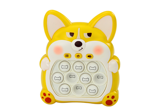 Gra Zręcznościowa Konsola Pop-It Lisek 7 Trybów Gry Żółty Sensoryczna na Arena.pl